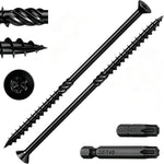 Wensilon #10 * 2-1/4" Deck Screws, (180pcs) 2 lbs.Exterior Wood Screws, Rust Resistant epoxy Coated, Bronze, T25 Star Bit - Image 13