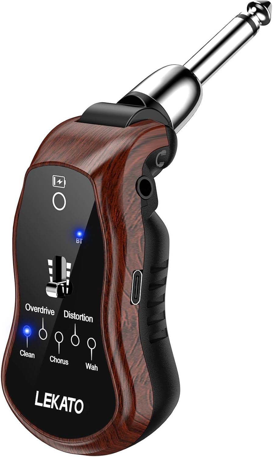 LEKATO guitar headphone amp front view