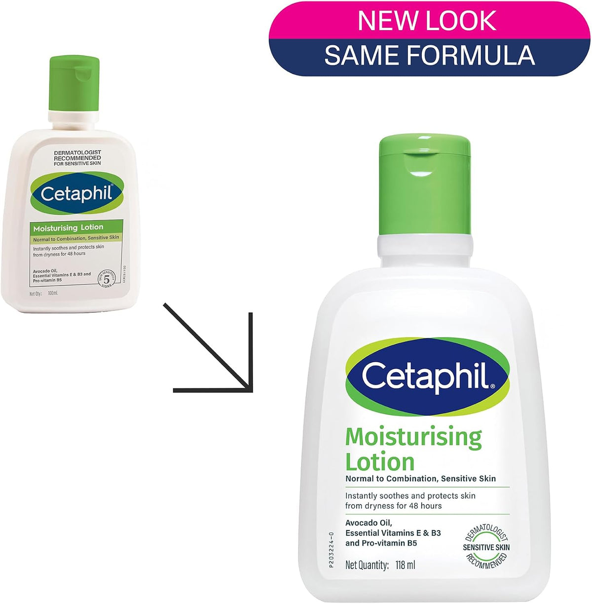 Cetaphil 118ml bottle side profile packaging