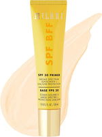 Milani SPF 30 makeup setting mist packaging showing ingredients list