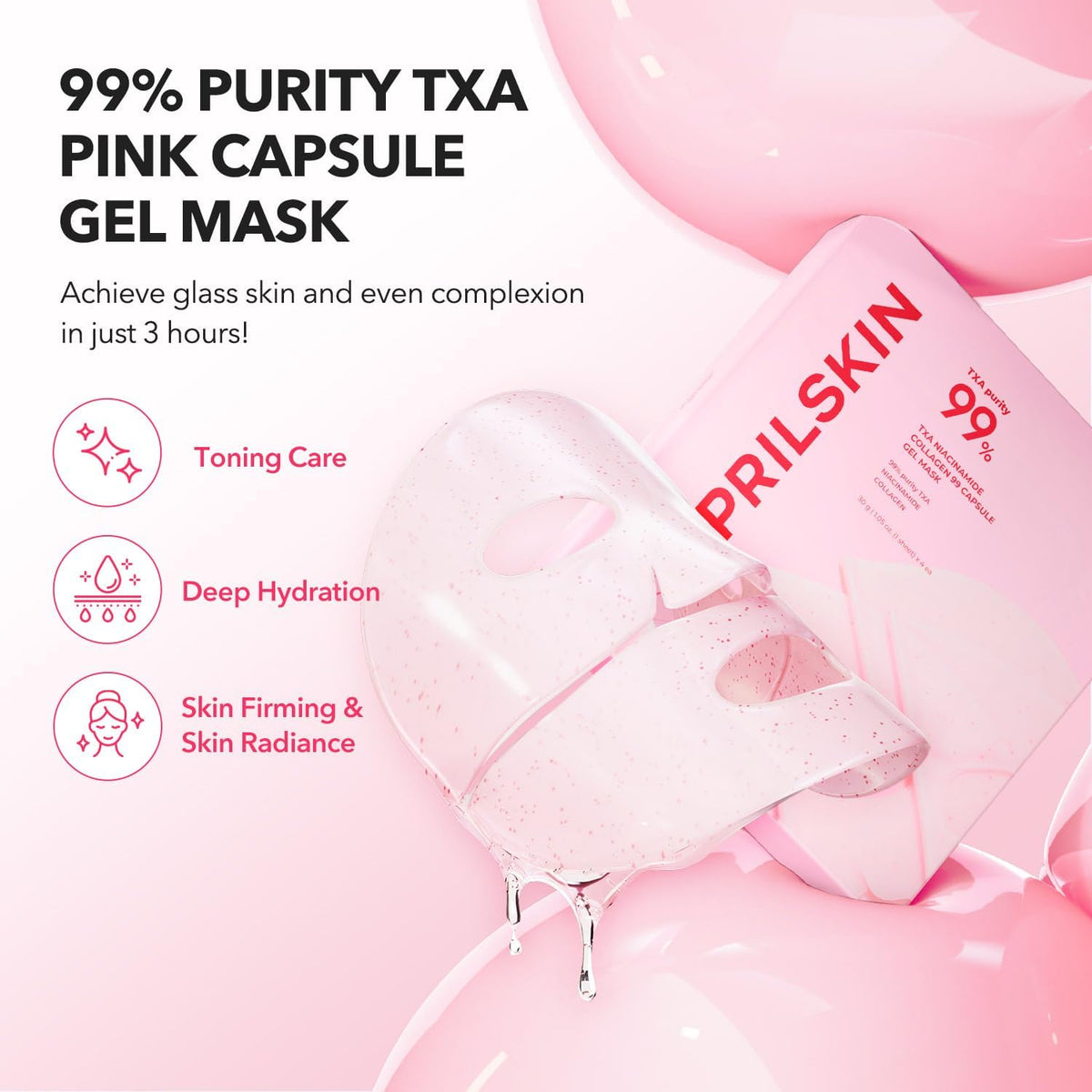Back packaging of the authentic USA imported APRILSKIN skin radiance duo detailing ingredients and directions.
