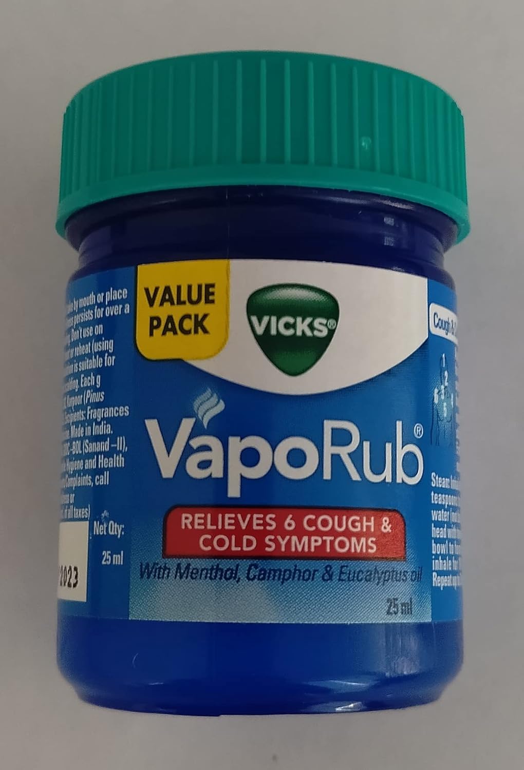 Vicks Vaporub - 25ml (Pack of 2) - HerbalStore_247 - Image 1