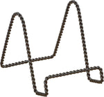 TRIPAR Decorative Twisted Wire Stand, Black Display (3 Inch Depth) Tabletop Easel Sleek & Modern Look - Perfect for Books, Plates, Photos & More - Image 9