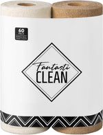 Fantasticlean microfiber cleaning cloth roll front view packaging