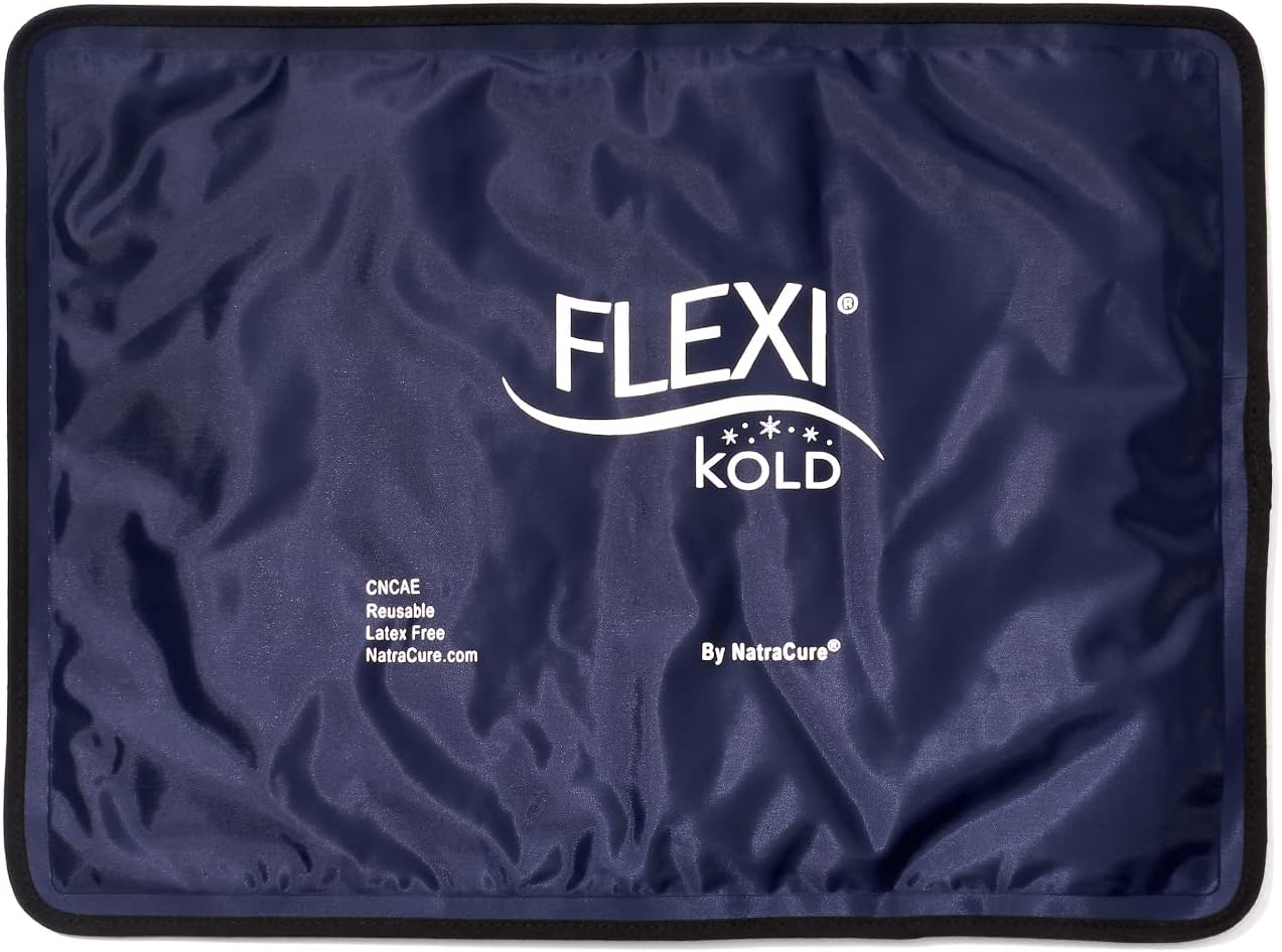 NatraCure FlexiKold gel ice pack front view