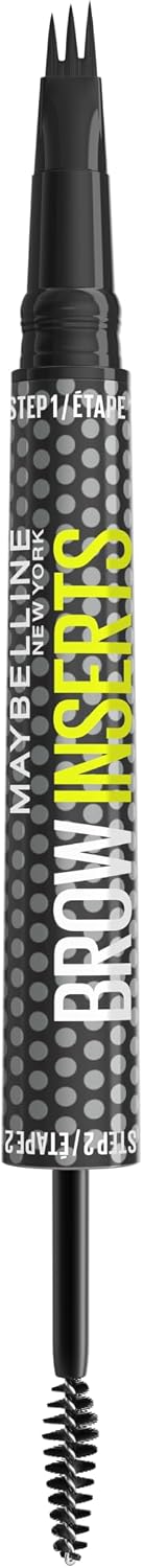 Maybelline Brow Inserts Eyebrow Pen, Micro Needle Shaped 2-In-1 Dual-Ended Brow Makeup Pen and Gel, Water-Resistant, Smudge Proof for Up to 36-HR Wear, Medium Brown - Image 9