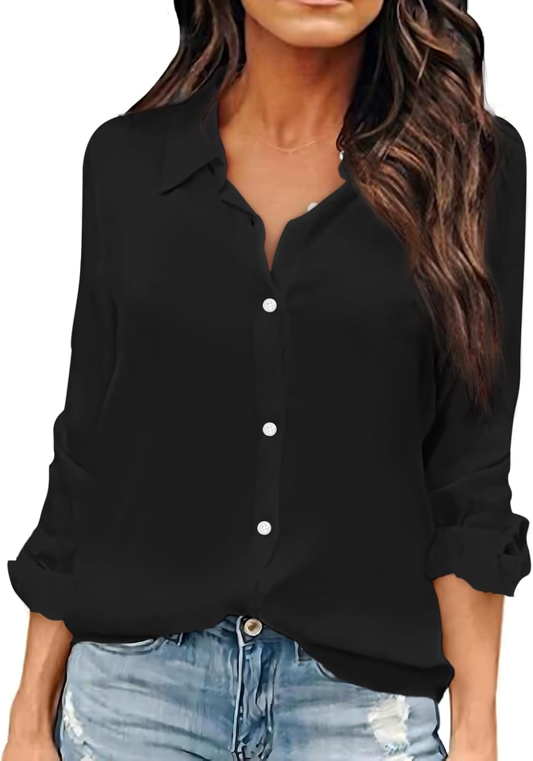OMSJ casual business top folded presentation