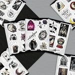 High quality vinyl sticker texture and print details