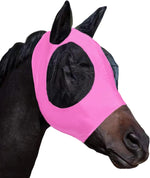 Medium horse wearing comfortable fit fly mask