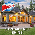 Windex Concentrated Outdoor Cleaner showing the integrated garden hose attachment nozzle.