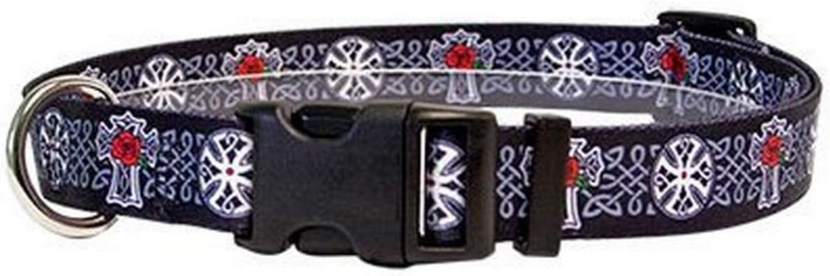 Yellow Dog Design Petite Shamrock Dog Collar full length layout