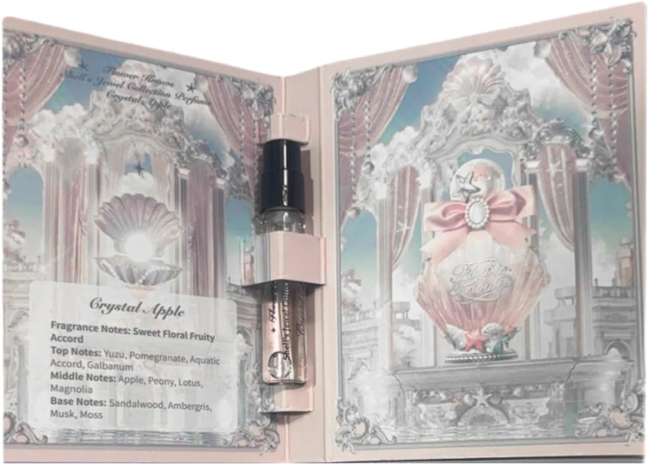 Flower Knows Shell's Jewel Crystal Apple perfume sample front view.