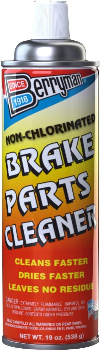 Berryman Products 2421 Non-Chlorinated Brake Cleaner 19 Ounce aerosol can front view for automotive maintenance.