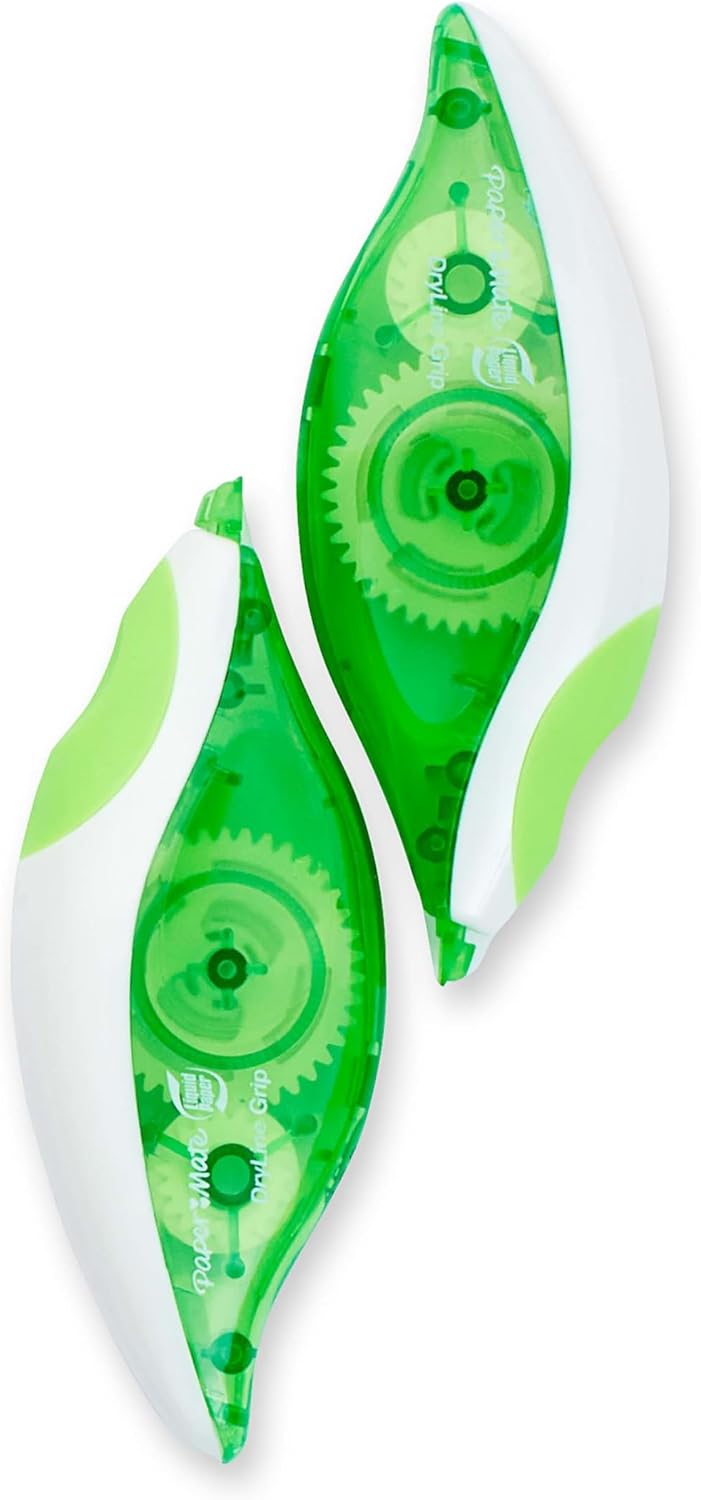Paper Mate correction tape ergonomic grip side angle