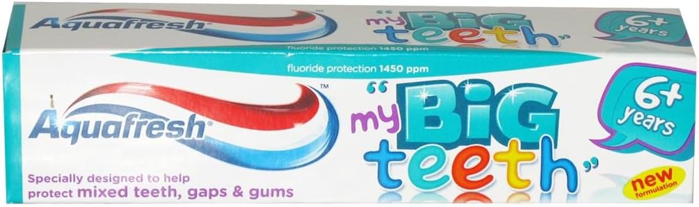 Aquafresh Fluoride Toothpaste Big Kids 6+ Years Fresh Mint - Image 1