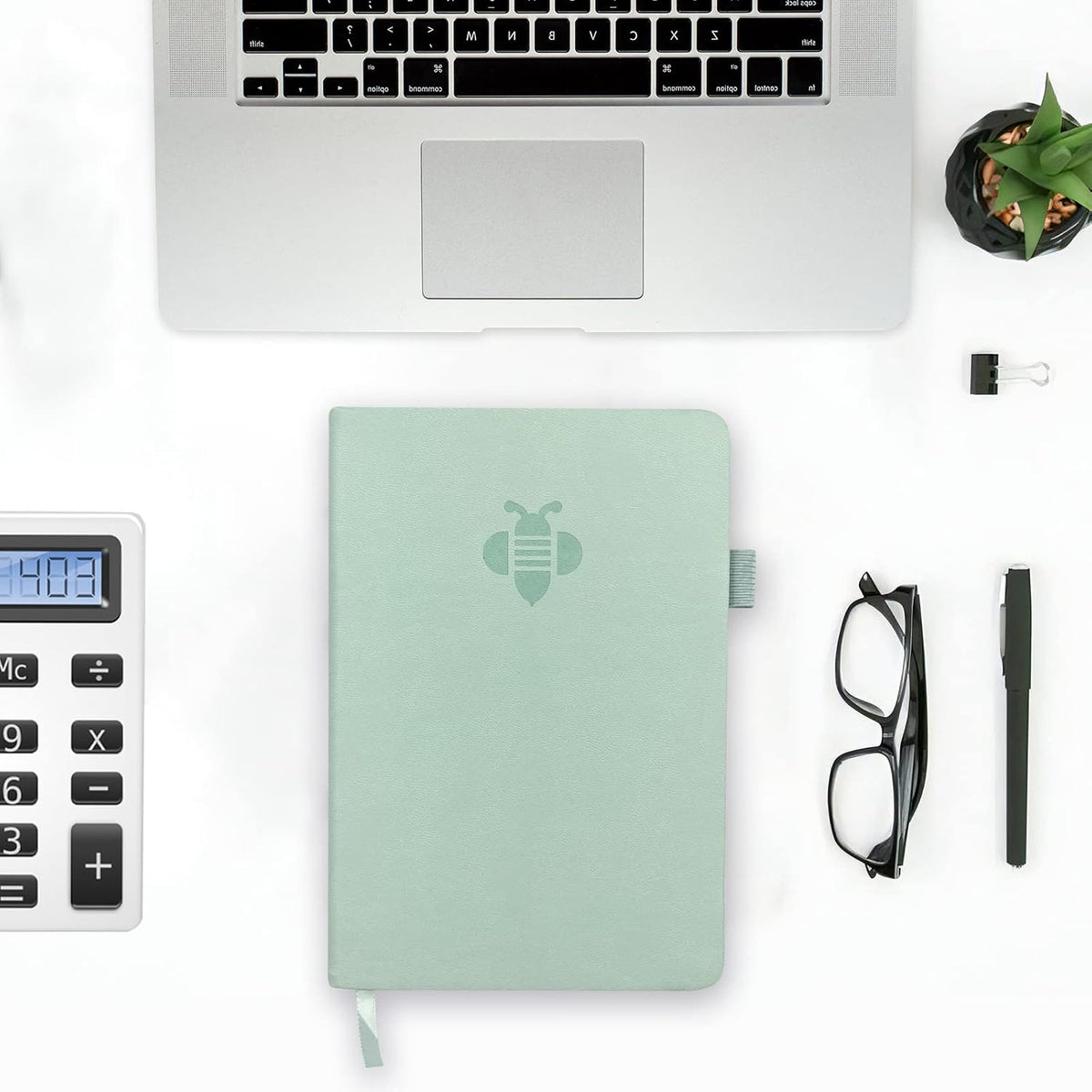 Kumeer hardcover financial logbook closed view