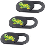 Emoonland turtle printed ultra thin webcam cover slide front view pack