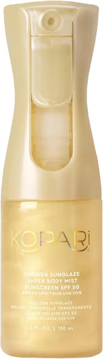 Kopari Sunglaze Body Sunscreen travel-ready size display