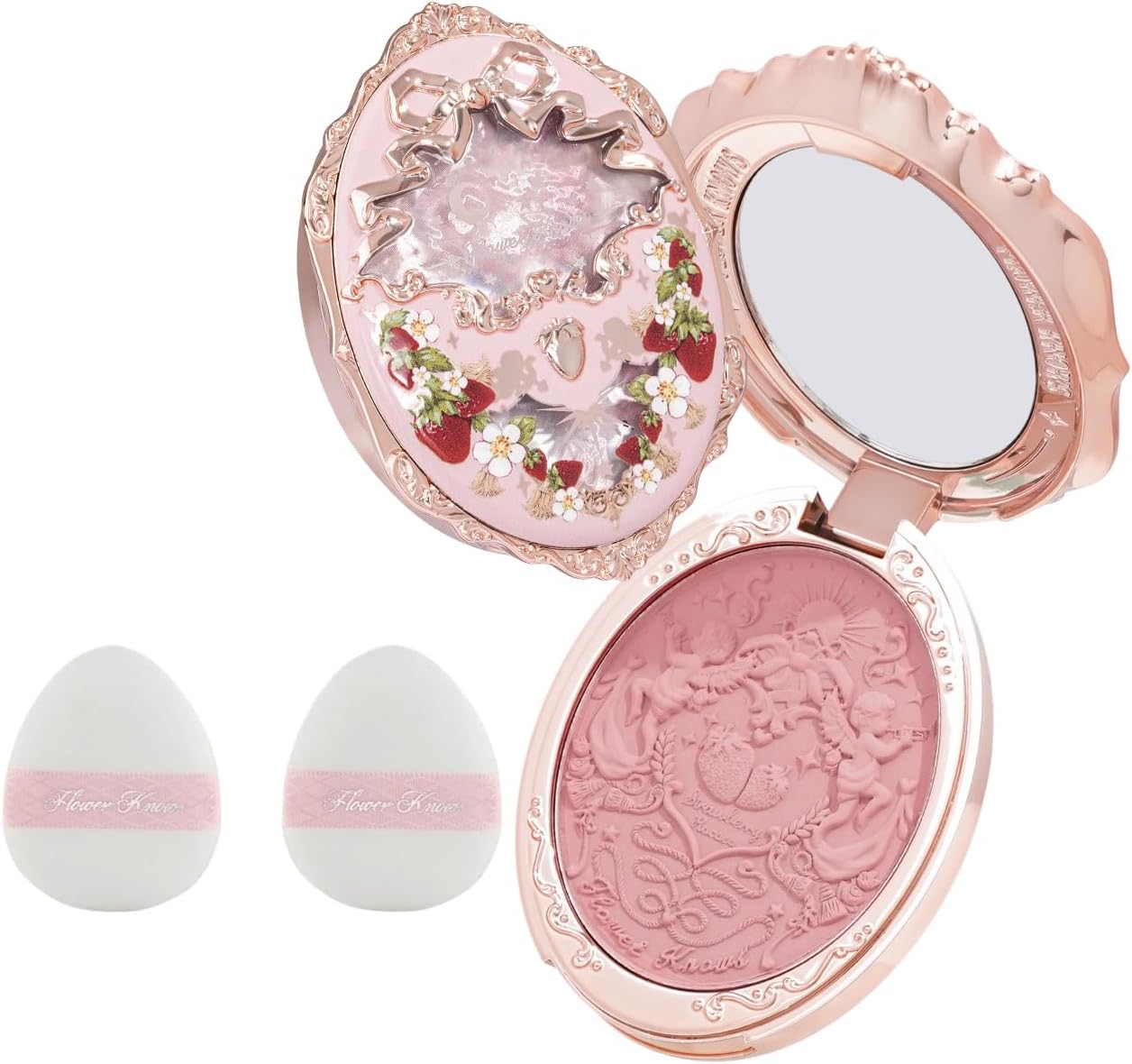 Flower Knows Strawberry Rococo Embossed Blush front view packaging