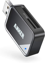 Anker SD Card Reader, 2-in-1 USB A Memory Card Reader for Digital Camera - Image 1