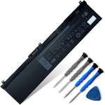 Dentsing NYFJH laptop battery front view replacement part for Dell Precision workstations