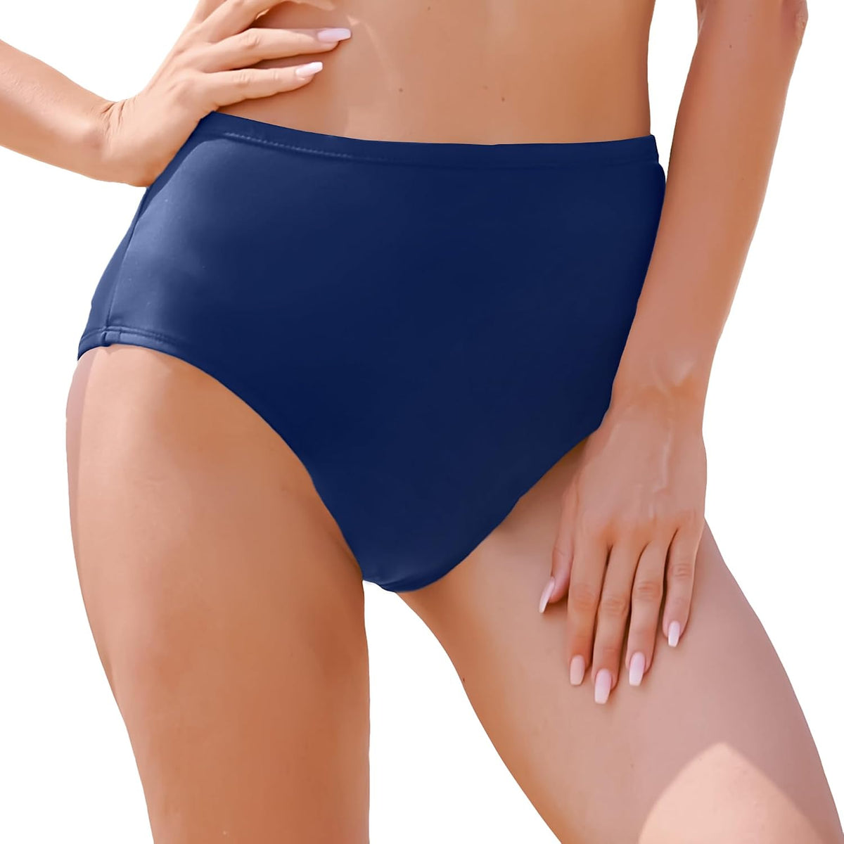 Feitycom black bikini bottom packaging and label