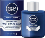 Nivea Men Moisturizing Post Shave Balm front view skincare bottle