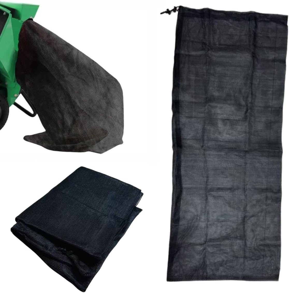 Large Capacity 24 x54" Wood Chipper Collection Bag, Reusable Leaf Mulcher Collection BagSuitable for Park Lawn Wood Chipper, Replacement Bag，Adjustable Opening Shredder Covers Collection Bag - Image 1