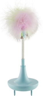 Catstages Daisy Scratch and Spinning Catnip Toy Bundle Cat Scratcher with Topper for Interactive Play, Two Toys in One, Multicolored - Image 12