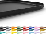Smilool silicone pet food mat black front view