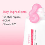 TOSOWOONG Real Pink PDRN peel off facial mask packaging box showing key ingredients list