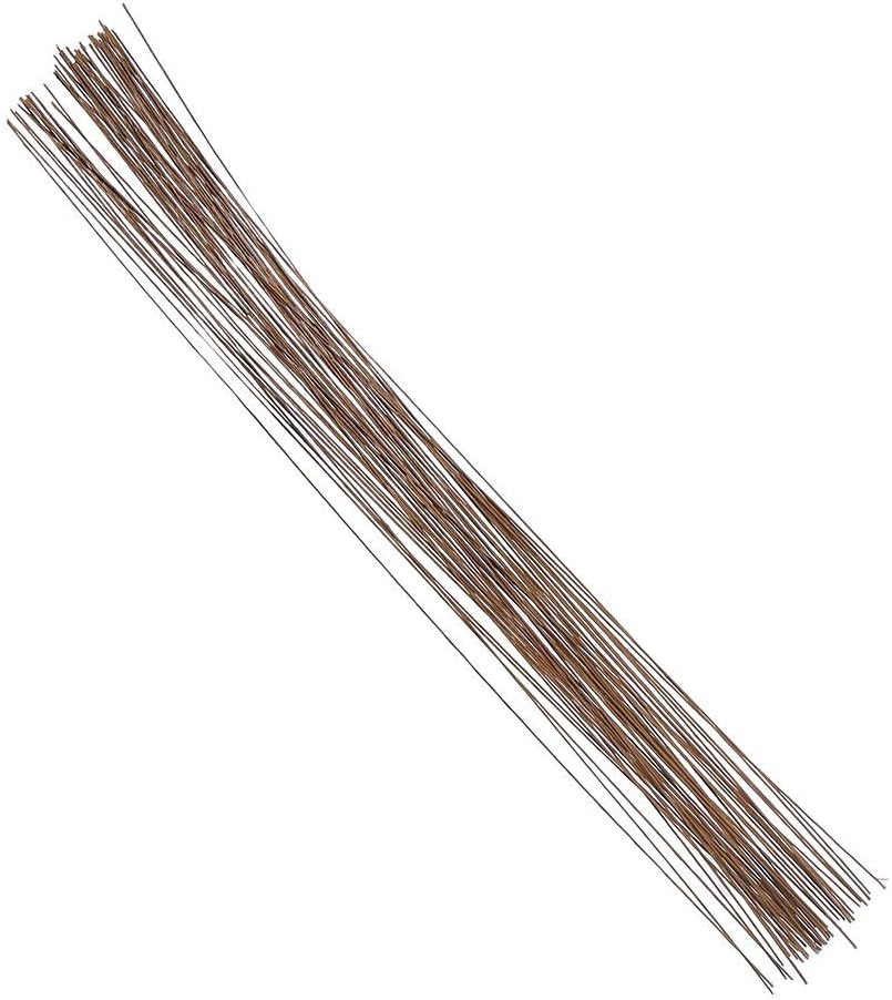 Decora brown floral wire front view craft supply
