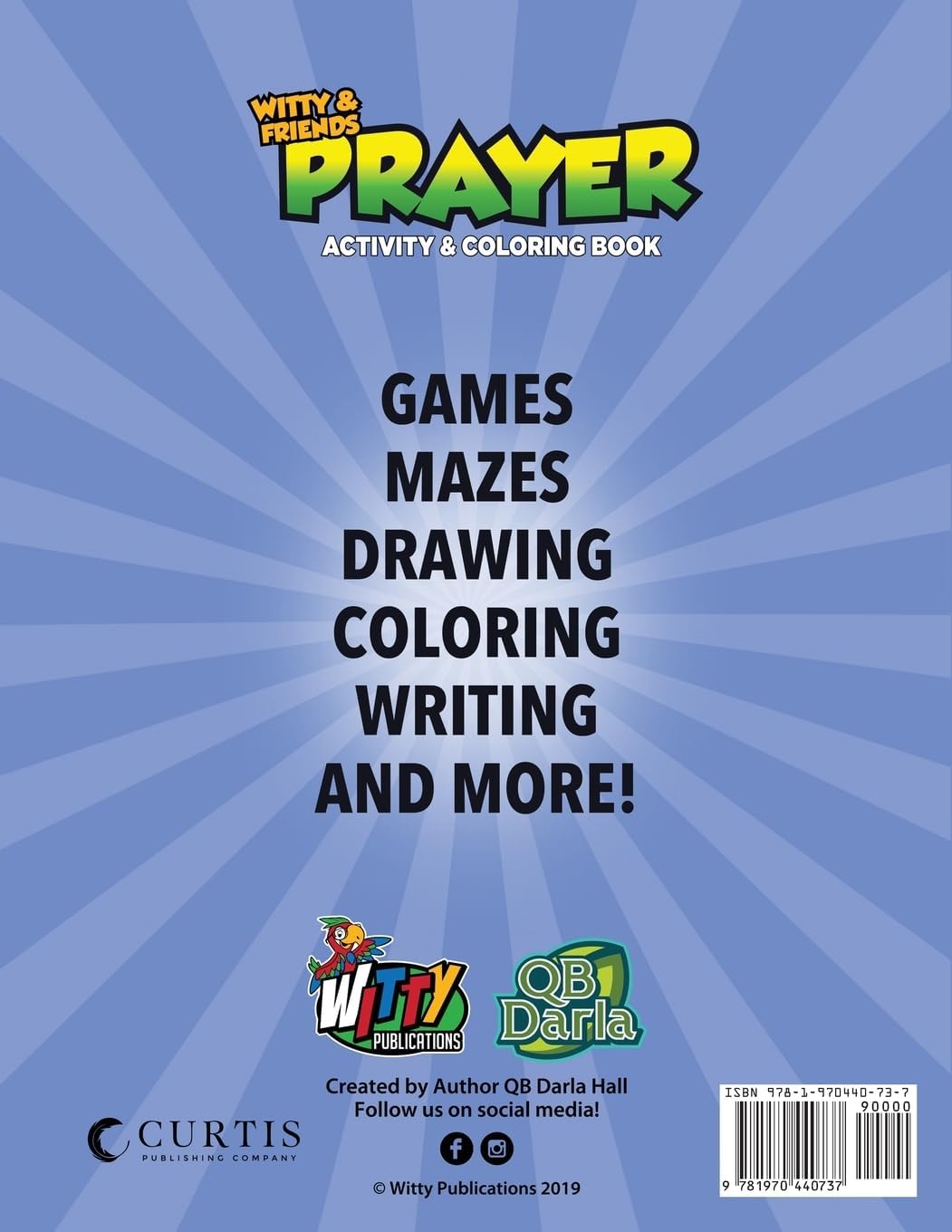 Qb Darla Prayer Activity And Coloring Book interior pages and coloring artwork