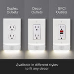 SnapPower motionlight showing adjustable brightness switch
