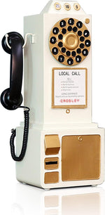 Antique Telephone - Pink Rotary Dial Landline Phone Model Vintage Classic Phone Props Retro Wall Mounted Crafts Ornaments Cafe Bar Window Booth Decoration - 9.8''L x 6.3''W x 19.7''H - Image 11