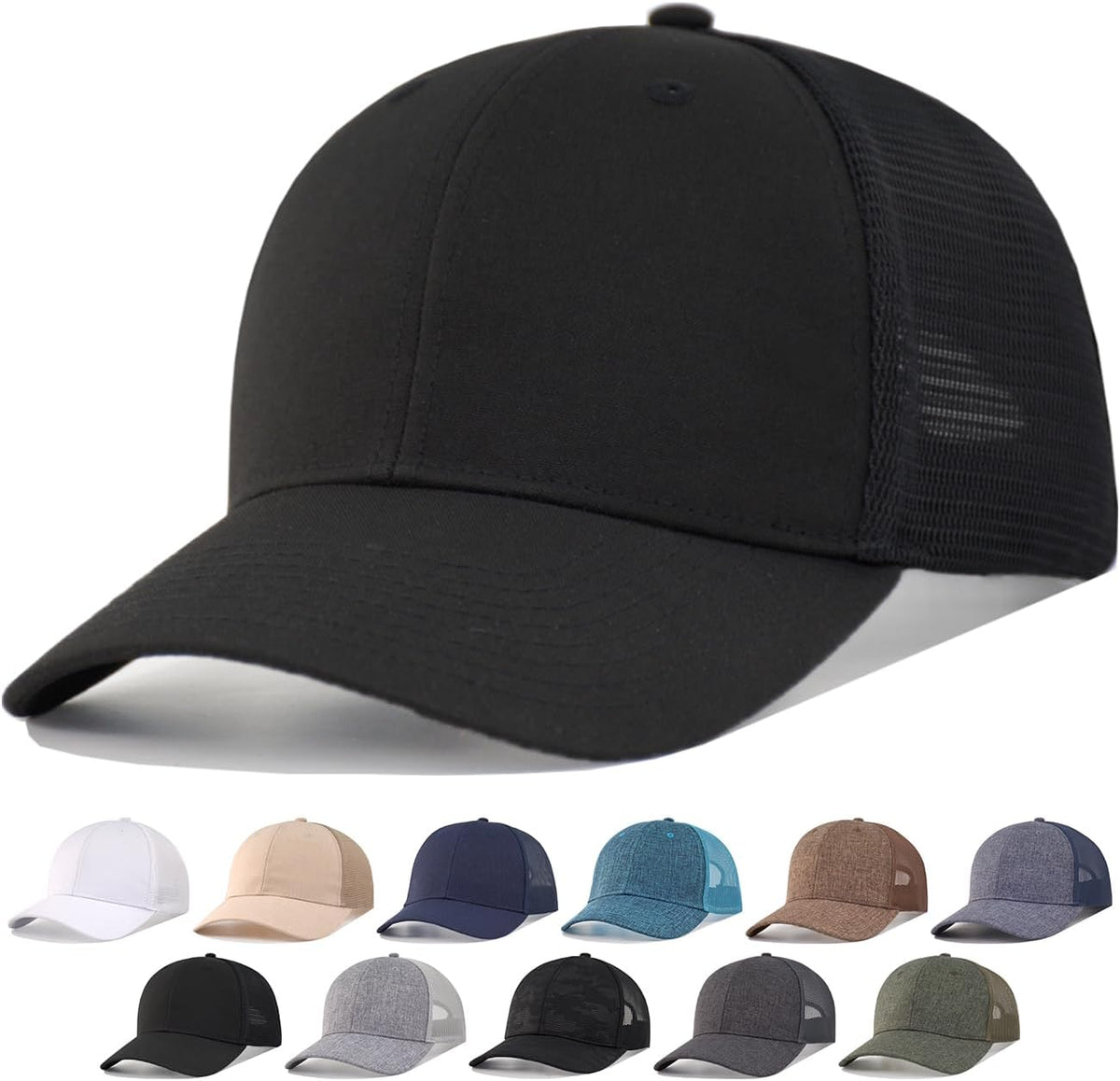CYGTE trucker hat front view oversized snapback