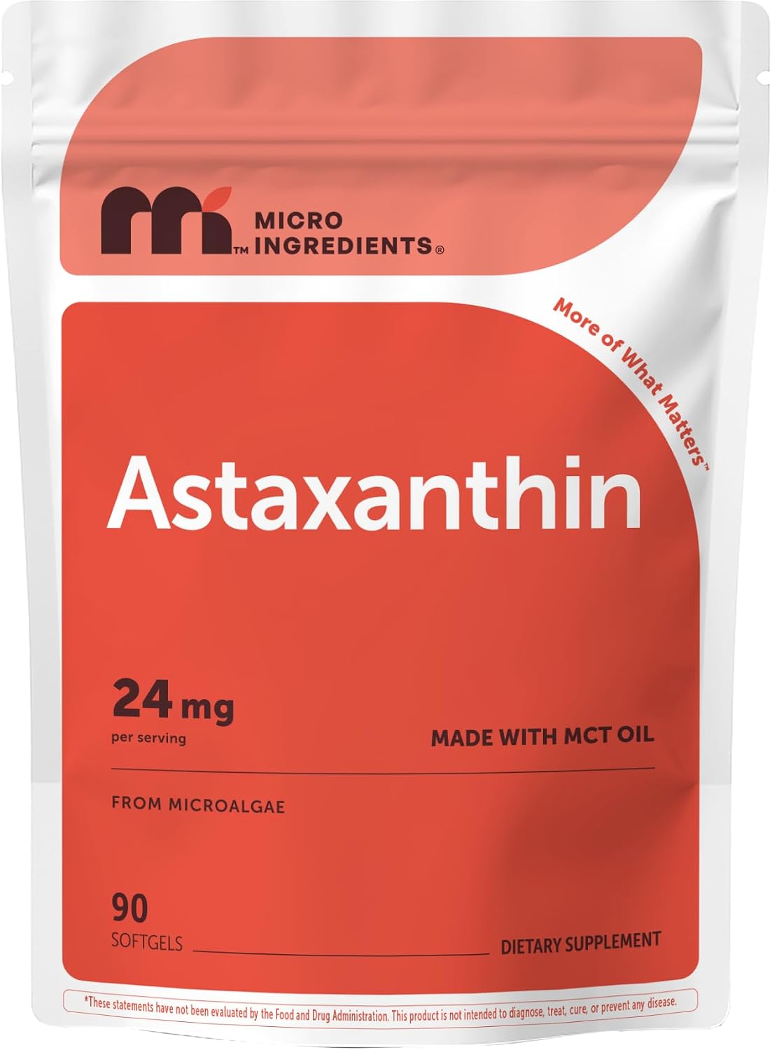 Dista-USA Micro Ingredients Astaxanthin front view pouch packaging