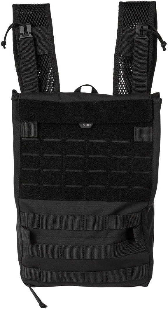 5.11 Tactical PC Convertible Hydration Carrier front view in black