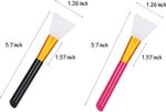 AQSXO soft silicone facial mud mask applicator multi color set