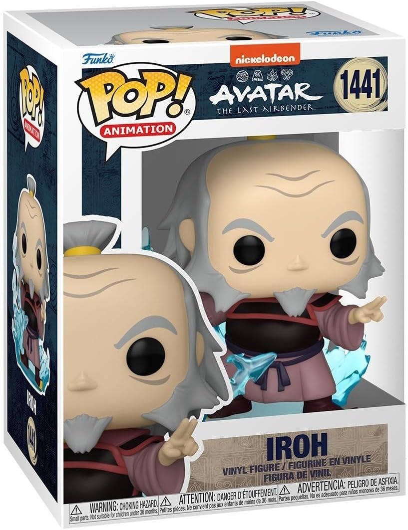 Funko Pop Iroh with Lightning front view collectible figurine