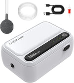 Sysenciaga aquarium air pump in a fish tank setup