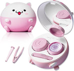 Vastsoon cute ultrasonic contact lens cleaner machine in pink front view