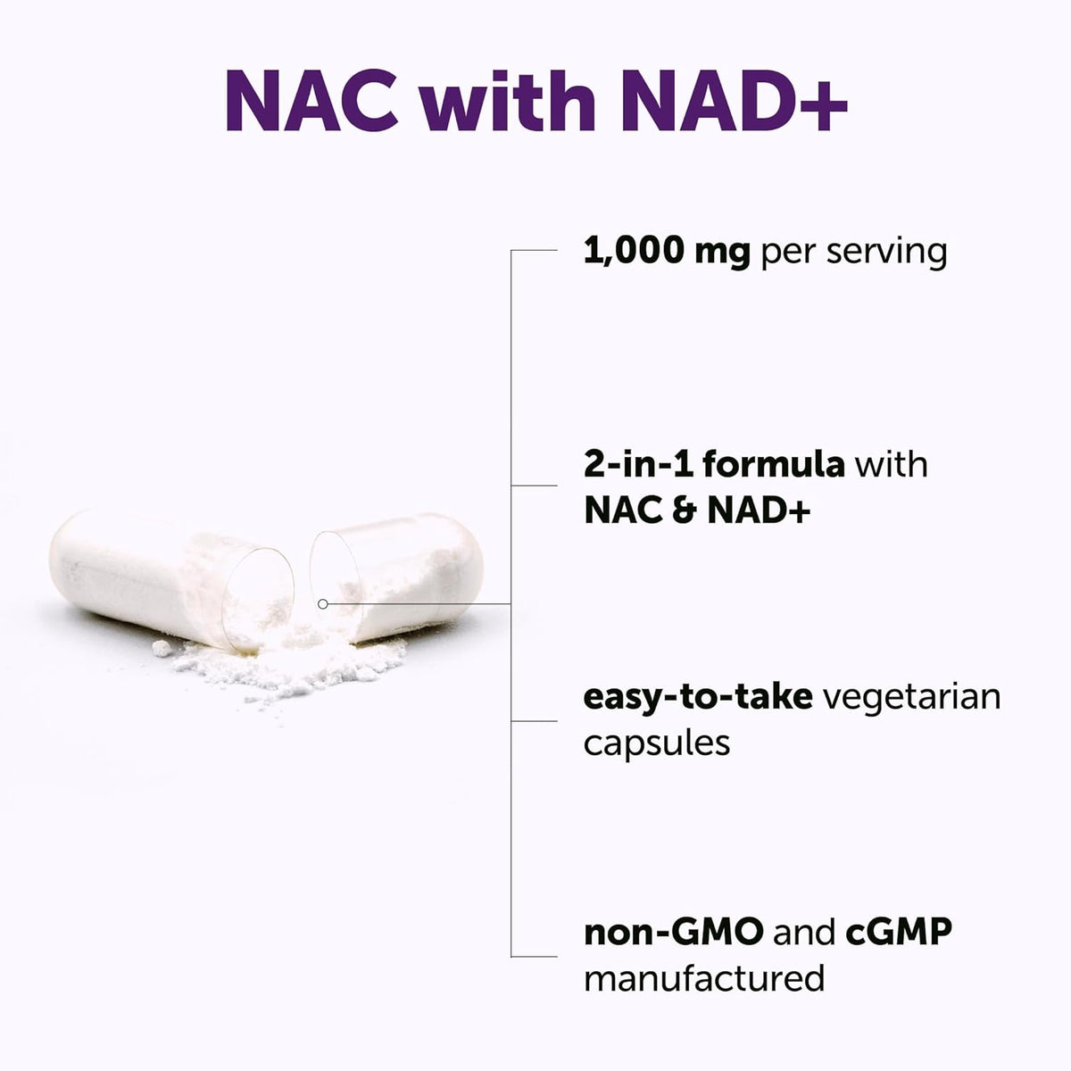 Micro Ingredients 2-in-1 capsules label ingredient breakdown
