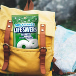 Life Savers Wint-O-Green bag back nutrition label