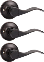 KNOBWELL 3 Pack Interior Door Knobs, Brushed Nickel Dummy Lever Door Handles Non-Function Inactive Closet Door Knobs(Right Handed) - Image 14