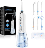 Water Dental Flosser Teeth Pick, H2ofloss Cordless Portable Oral Irrigator 300ML Rechargeable Travel Irrigation Cleaner IPX7 Waterproof WaterFlosser for Home Travel Lavender - Image 9