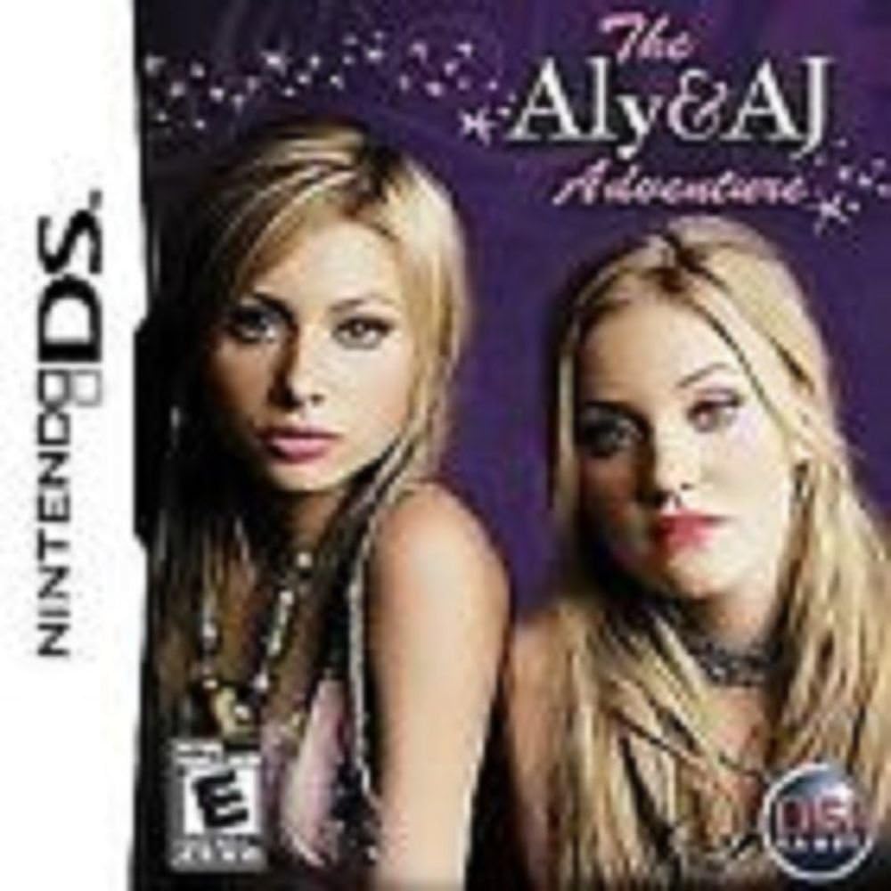 Zoo Games The Aly and Aj Adventure Nintendo DS front view cartridge and packaging