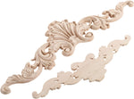 MUXSAM wooden carving onlays close up detail
