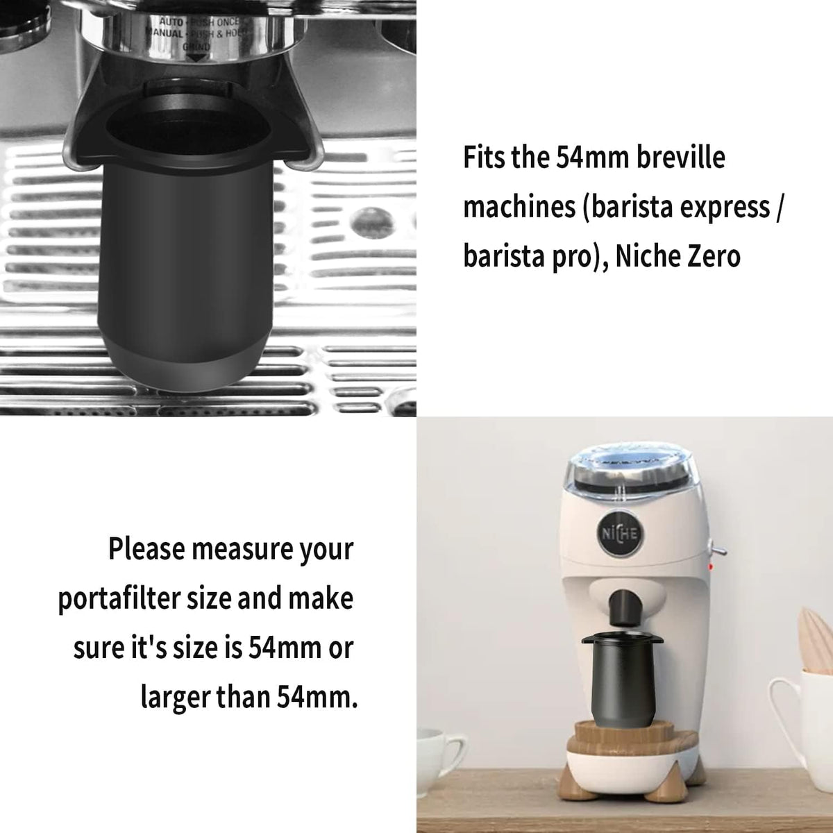 USEAMIE espresso accessory transferring coffee grounds