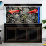 Dtekoj reptile terrarium background wallpaper black rock design for bearded dragon